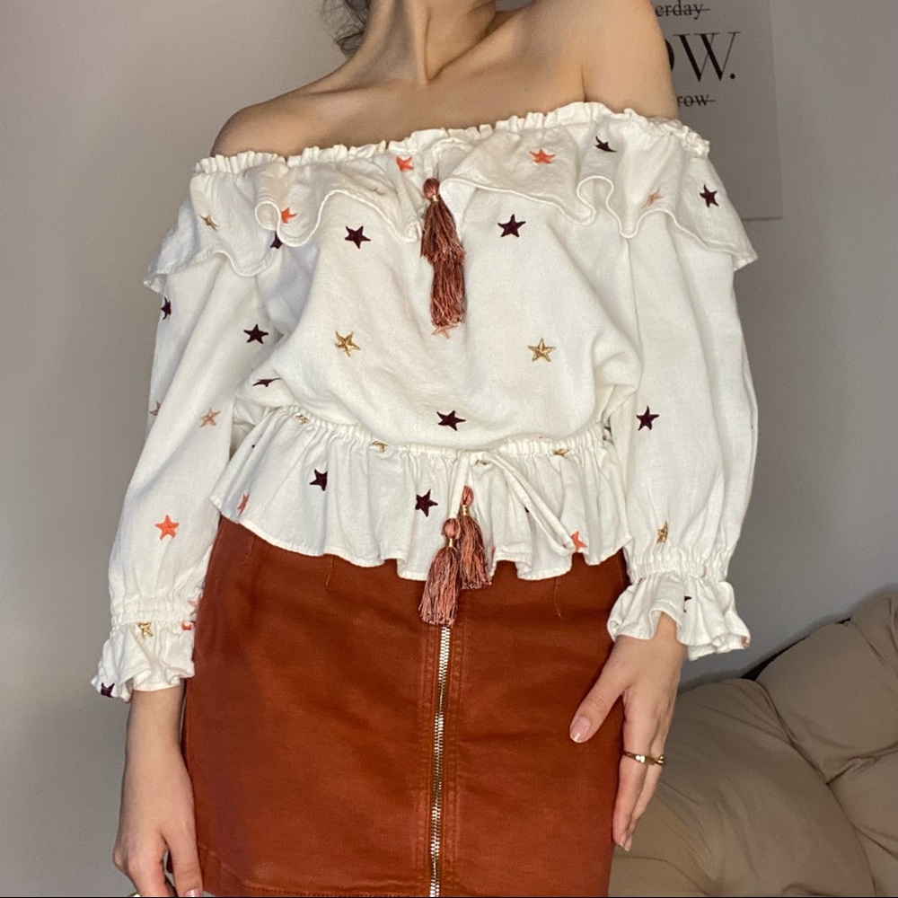 Majorelle Linen Top